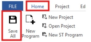 Save All button in MapleLogic