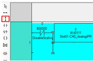Placement of a vertical link from a ladder rung