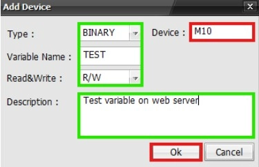 MapleLogic Web Server & Security Add Device Web Server & Security Add Device in MapleLogic