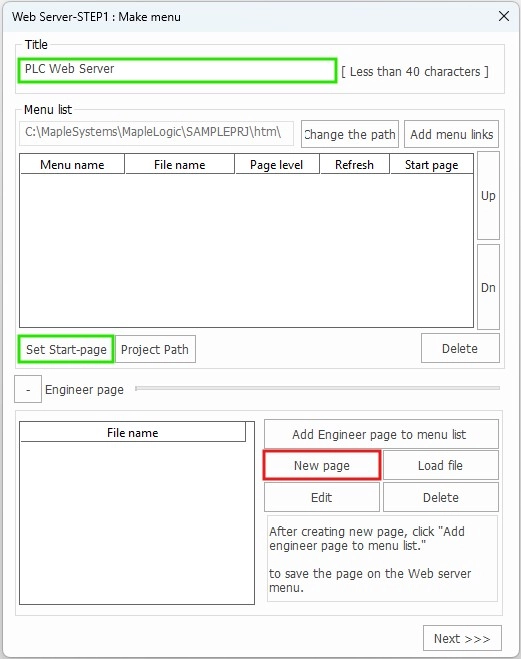 MapleLogic Web Server & Security New Page Web Server & Security New Page in MapleLogic