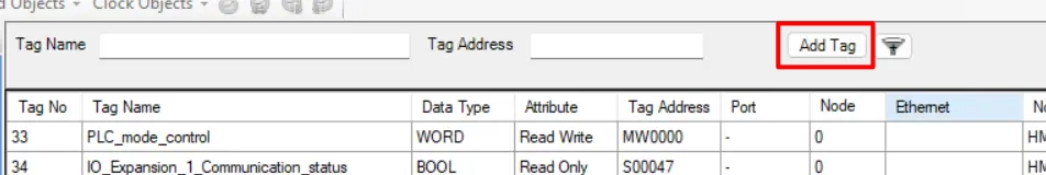 Demonstrating the "Add Tag" button in MAPware