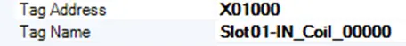 Select the tag to be used with the bit lamp
