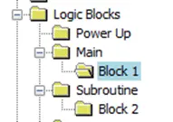 Open Block 1 Folder to open Block 1 Editor
