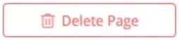 Press the Delete Page button to delete the selected page (the current page is shown by the page indicator at the bottom of the screen). You will be asked to confirm the delete.