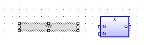 Add variable Places a variable field on the logic working area