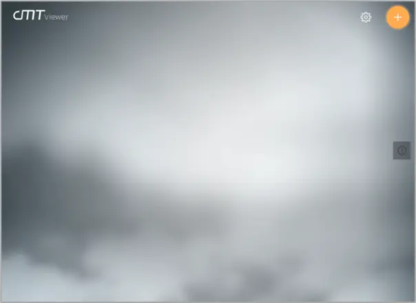 Main cMT Viewer Page, with no active connections shown