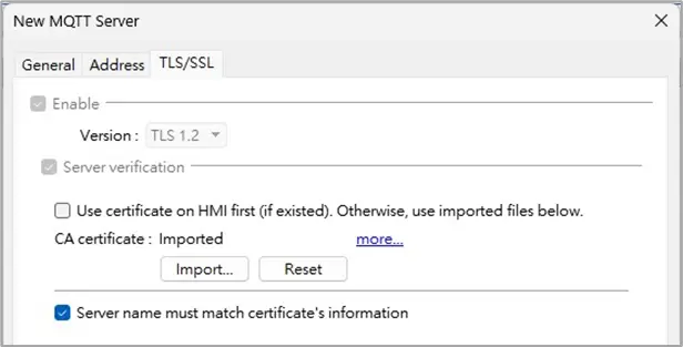 TLS/SSL Configuration Configuring the TLS/SSL settings for our Azure IoT Hub device connection