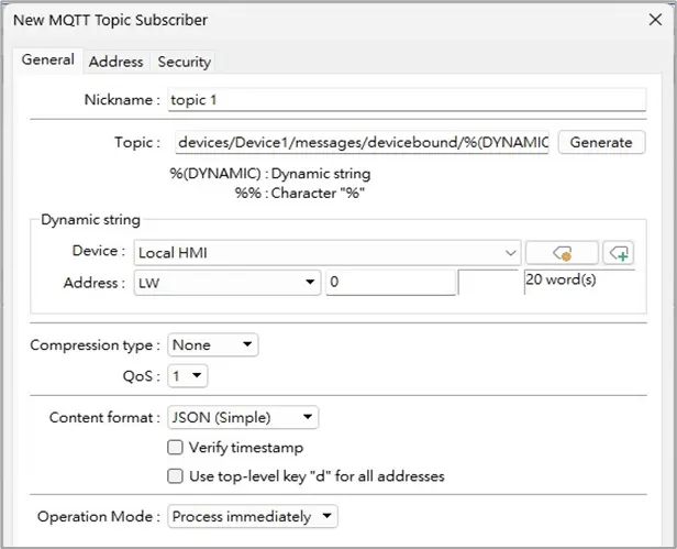 Azure Hub subscribing Subscribing to a topic with Azure IoT Hub.