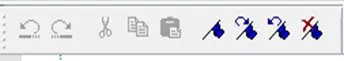 EBPro Macro Toolbar: The toolbar provides [Undo], [Redo], [Cut], [Copy], [Paste], [Toggle Bookmark], [Next Bookmark], [Previous Bookmark] and [Clear All Bookmarks] buttons.