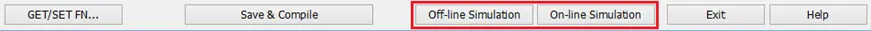 EBPro Macro workspace window navigation.  This is the bottom of the window.