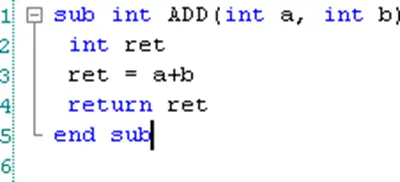 Example Macro snippet with the 'return type' not needed, so it is omitted. 