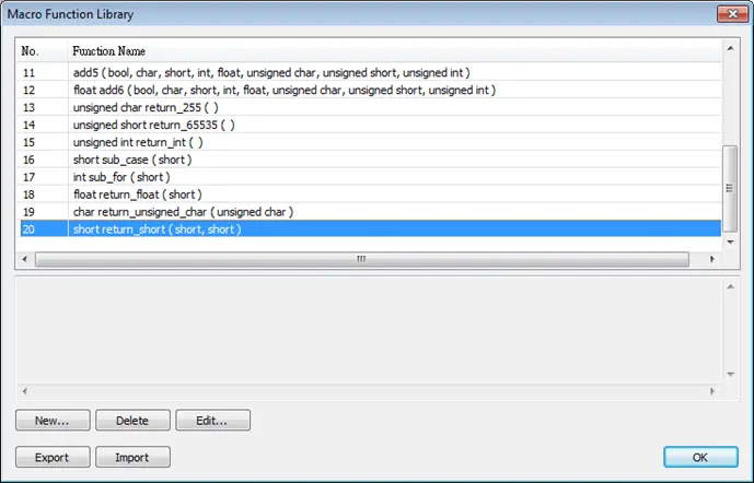 Function Added successfully and is shown in the Library.