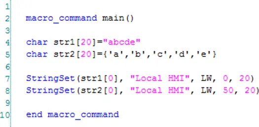 set macro macro string set