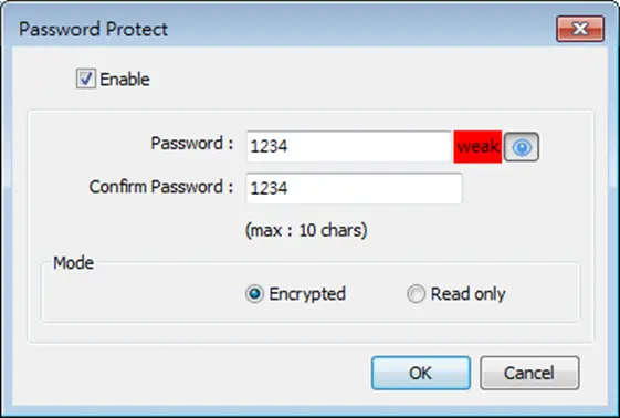 password protect password protect window