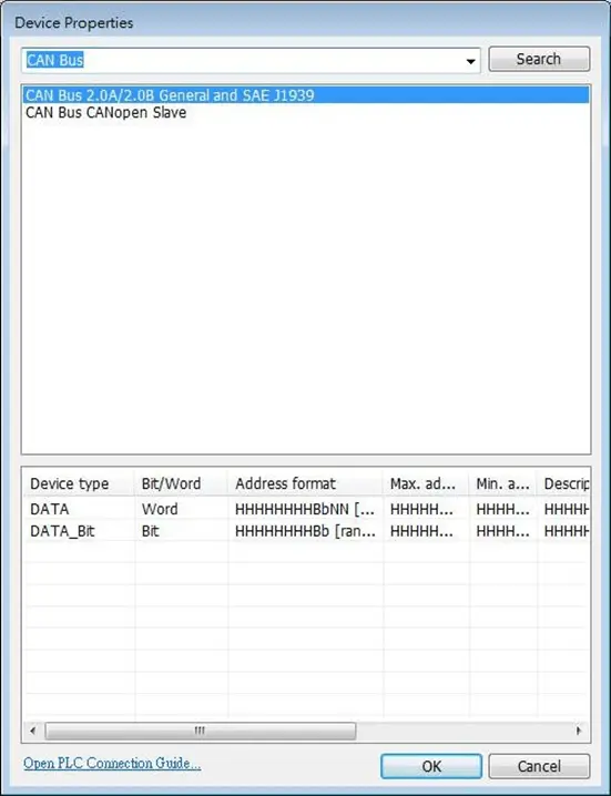 device properties Device properties Window