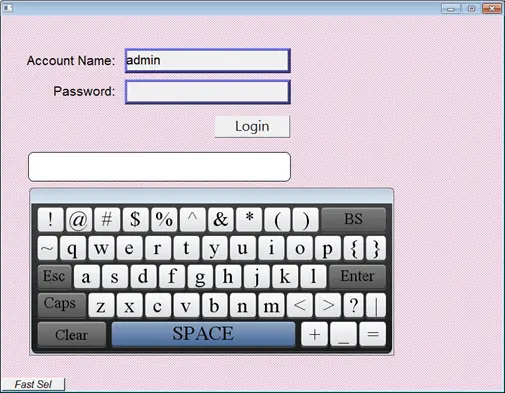 account name User Account Name entry