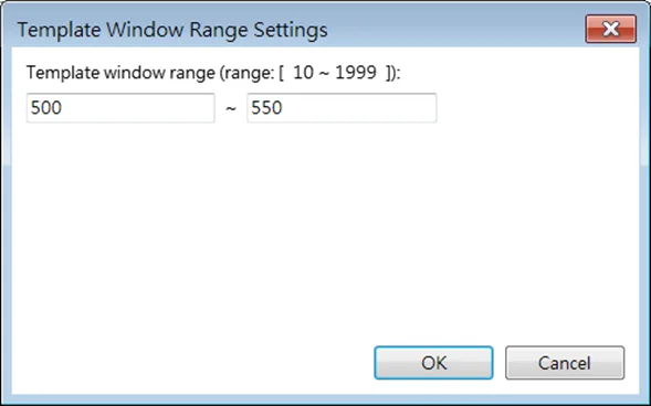 When creating new template windows you can define the range.  Default template windows are 500 through 550, which is outside of the standard project window range.  This is to  reduce the chances of project window/template window overlap.