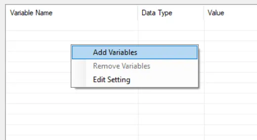 In MAPware-7000 Data Window. Right click anywhere within to monitor additional tags