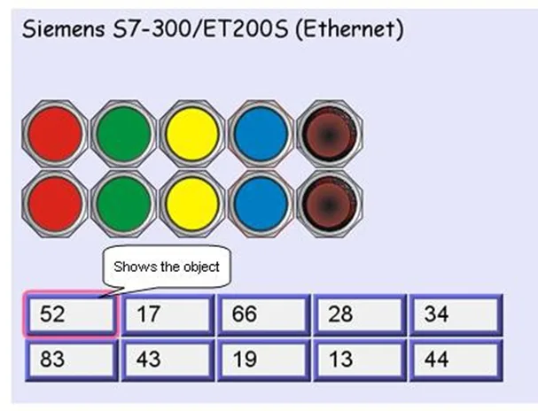 Selecting an object in EasyDiagnoser highlights it in Simulation If an object is selected in EasyDiagnoser, the corresponding object in the Simulation Window will be marked with a pink frame