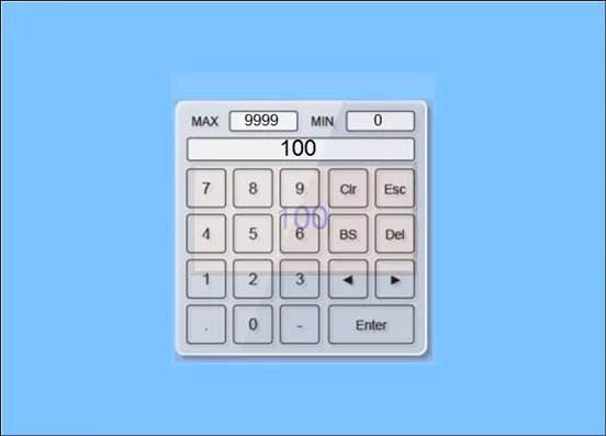 Example of 90% window transparency setting