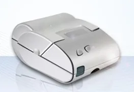Image of an Axiohm Serial Printer. Serial printers communicate to the HMI via RS232 or RS485 communication and are commonly used for printing receipts or labels.