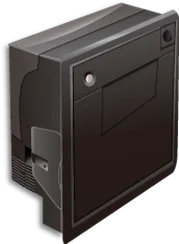 Image of a Brightek WH-C1/C2 Serial Printer. Serial printers communicate to the HMI via RS232 or RS485 communication and are commonly used for printing receipts or labels.