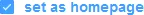 Set as Homepage option If you want to have WebView load automatically instead of going through the EasyWeb 2.0 system dashboard first, simply check the Set as Homepage checkbox on the Features >> WebView Setting section of the EasyWeb 2.0 system dashboard.