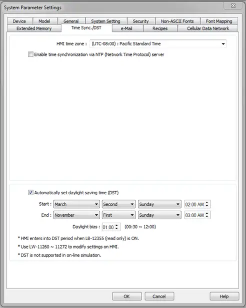 Make Sure Time Sync is correct when downloading When downloading the project file to the cMT unit, you must make sure that the time and time-zone settings are correct. Otherwise, the client program may not be able to authenticate, and communication may fail due to an authentication error caused by an incorrect certificate valid time