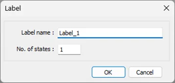 New Label EBPro New Label dialog box