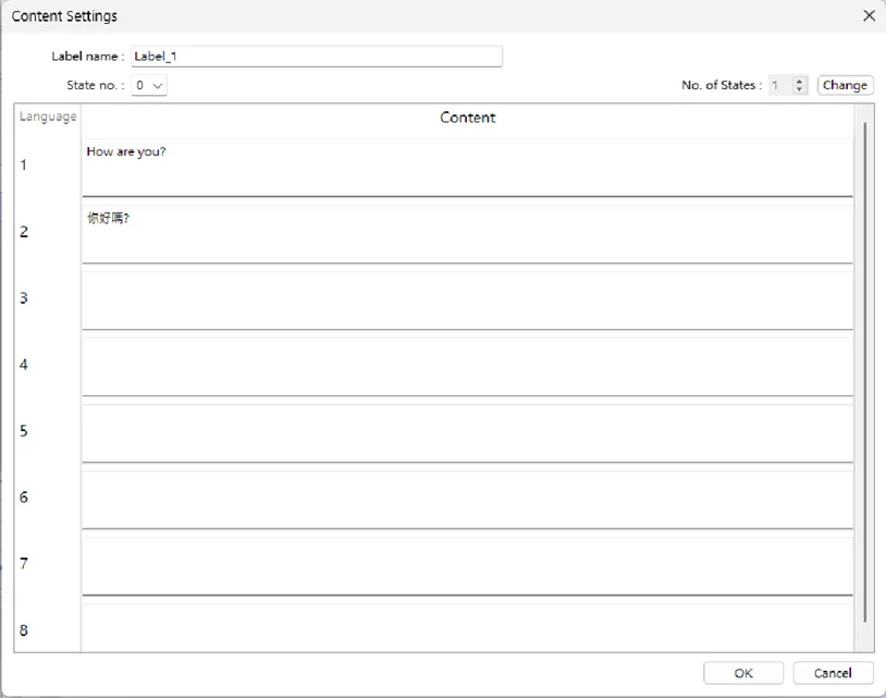 EBPro Label Tag Library Editing the Language Content for the label in the EBPro Label tag Library