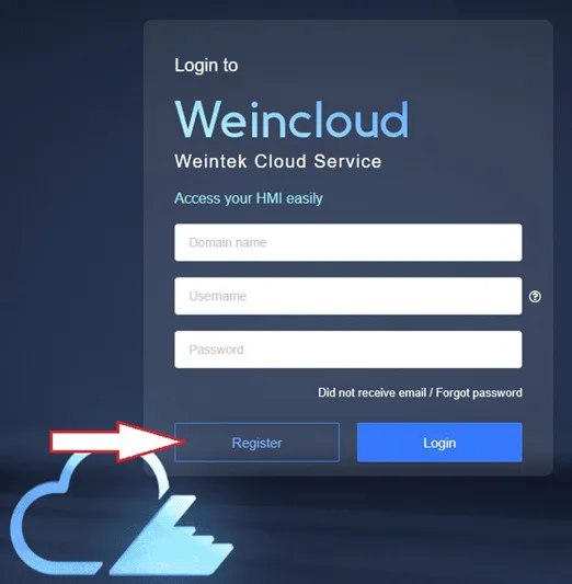 Domain Management weincloud.net EasyAccess 2.0 Domain Management: Weincloud.net. This is the main landing page.