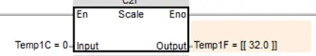 locked parameter Temp1F locked