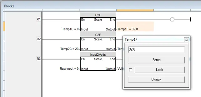 double click to change value Double click parameter to change