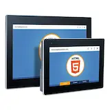 Maple Systems Web HMI with industrial-grade touch screens and Chromium-based browser, delivering secure, real-time access to critical data in rugged and remote environments