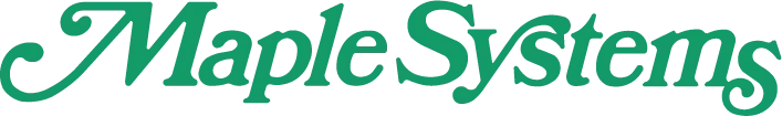 Maple Systems Logo, used as example to import picture by pasting into EBPro workspace