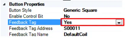 Change Feedback tag from no to yes