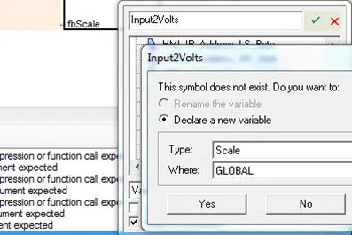 Global Variable scale Input2Volts instance defined
