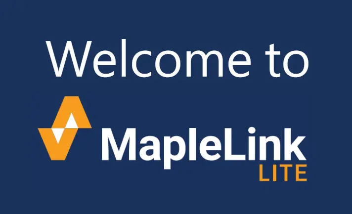 welcome_MapleLinkLite welcome_MapleLinkLite