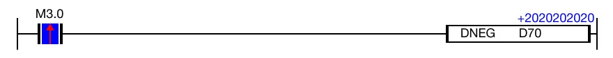 Ladder Diagram Example Ladder Diagram Example for MapleLogic DNEG/DNEGP instruction.