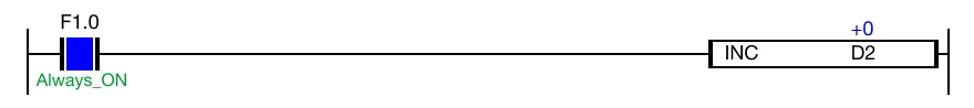 Ladder Diagram Example for MapleLogic INITEND instruction.