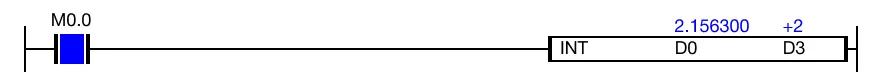 Ladder Diagram Example Ladder Diagram Example for MapleLogic INT/INTP instruction.