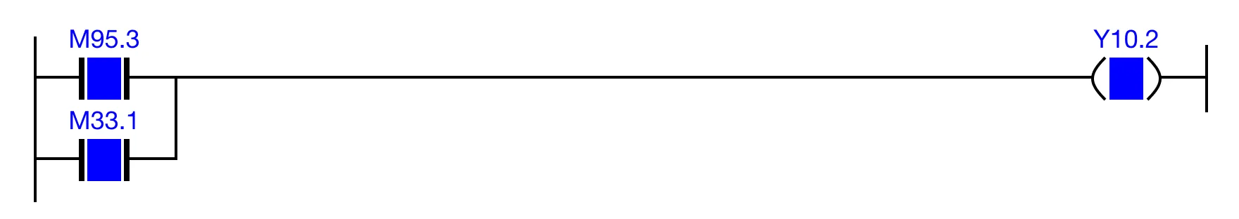 Ladder Diagram Example Ladder Diagram Example for MapleLogic OR instruction.