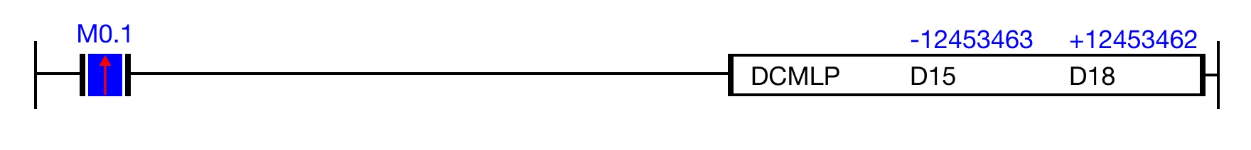 Ladder Diagram Example Ladder Diagram Example for MapleLogic DCML/DCMLP instruction.