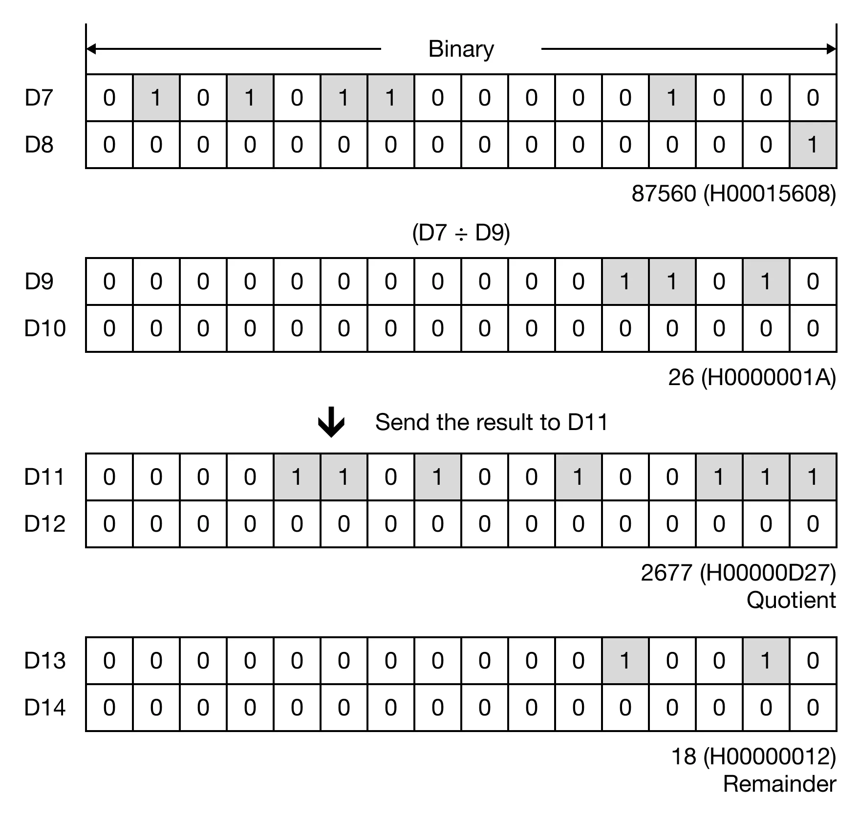 Memory Monitor for MapleLogic DDIV/DDIVP instruction.