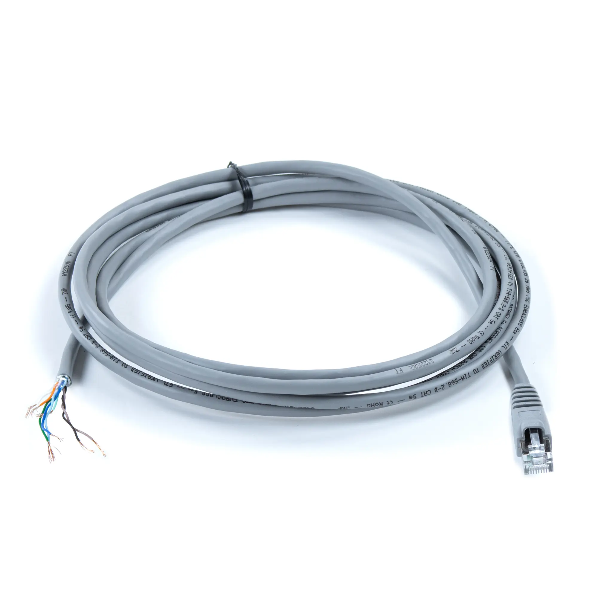 7431-0001-10 Ethernet Cable Maple Systems 7431-0001-10 RJ45, CAT5E Ethernet Pigtail Cable, 10', for use with cMT-XMBS