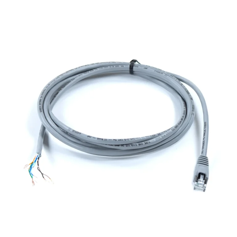 Maple Systems 7431-0001-12 RJ45, CAT5E Ethernet Pigtail Cable, 12', for use with cMT-XMBS