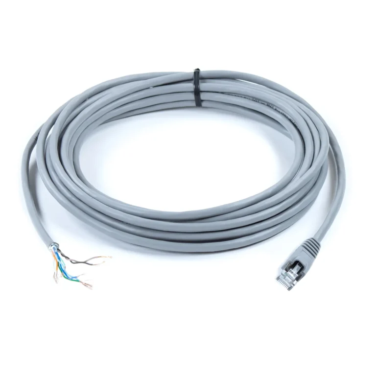 Maple Systems 7431-0001-20 RJ45, CAT5E Ethernet Pigtail Cable, 20', for use with cMT-XMBS