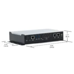 Maple Systems BPC2620A UL Certified, Embedded Industrial PC with Multi-Display Support - Dimensional view