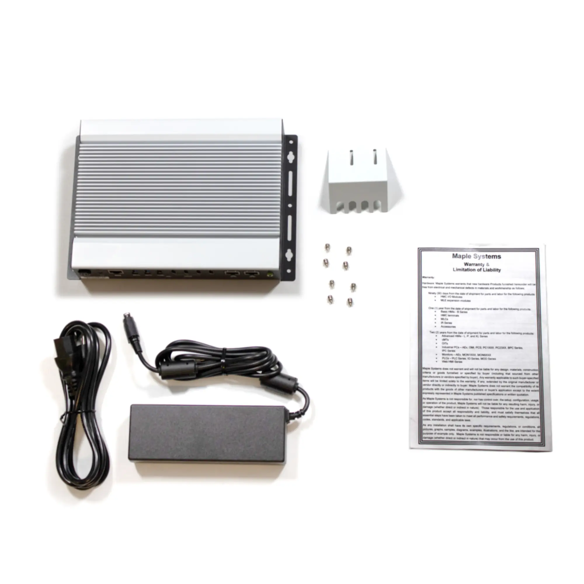 Maple Systems BPC2620A UL Certified, Embedded Industrial PC with Multi-Display Support - What you get in the box with each purchase