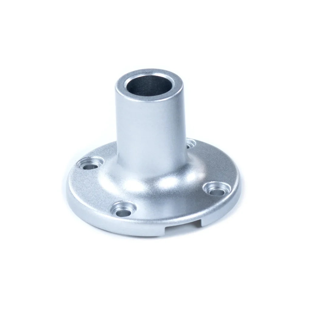 Maple Systems BR0218SA Silver Aluminum Pole Mounting Bracket for Tower Lights